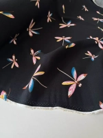 Ткань для рукоделия штапель для шитья 3 м плательная вискоза