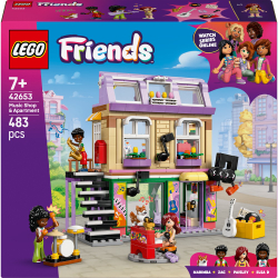 Конструктор LEGO Friends 1727 42653 Музыкальный магазин и квартира — фото 1