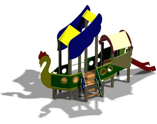 Детский игровой комплекс Летучий Корабль DIK.015