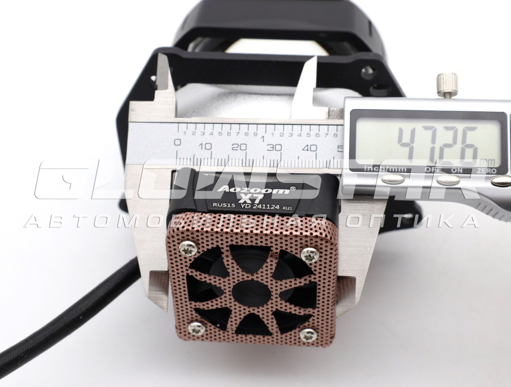 Билед модули Aozoom X7 2025 (прямоугольные) 3.0 дюйма, 2 чипа, 5500K, 12V, 55W/63W крепление 3R (комплект, 2шт)