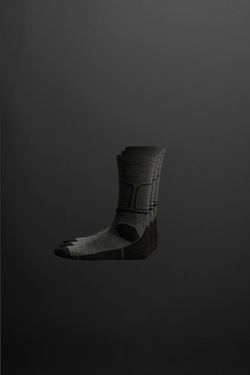 ZARA НОСКИ ИЗ СМЕСОВОЙ ШЕРСТИ С ВЫШИВКОЙ, ЧЕРНЫЙ