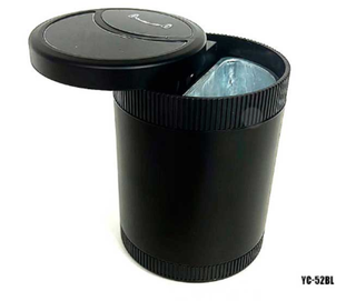 Пепельница малая с подсветкой YC-52BL черная A