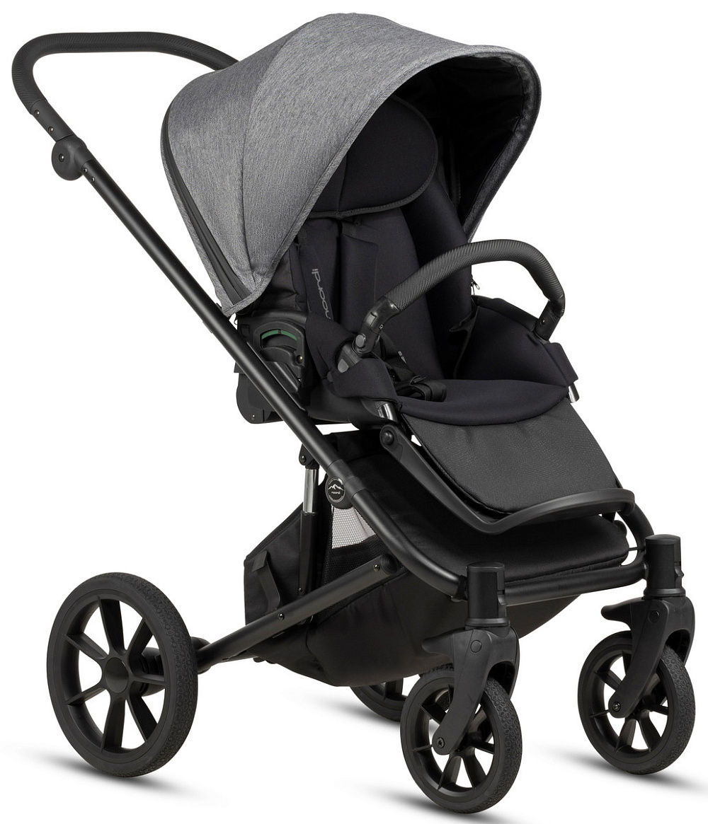 Детская коляска Noordi Aqua V2 3 в 1 с автокреслом Terra Black 1482633 Dark Grey