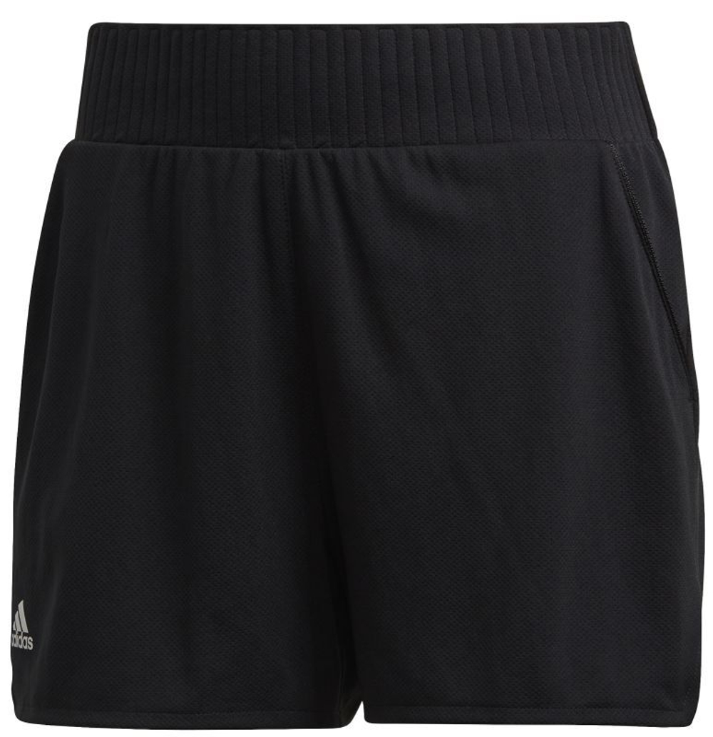 Женские Шорты теннисные Adidas Club High Rise Shorts W - black/matte silver