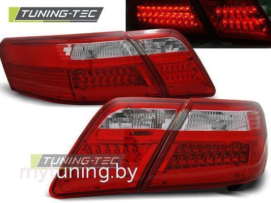 Задние фонари RED WHITE LED для Toyota Camry V40