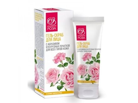 Гель-скраб для лица с абразивом кукурузных початков