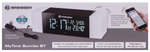 Радио с будильником и термометром Bresser MyTime Sunrise Bluetooth, черное