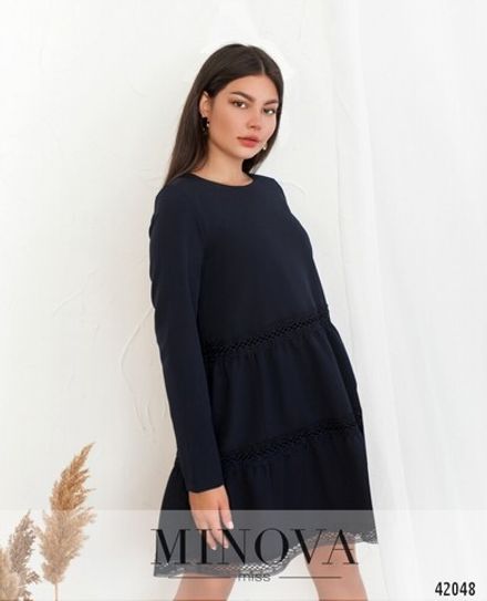 Платье 4130-синий Minova Фото 2