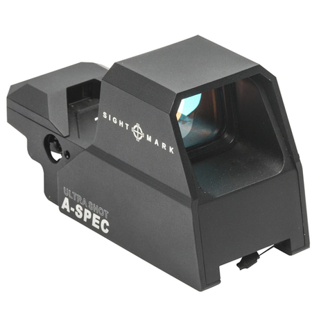 Коллиматорный прицел Sightmark Ultra Shot A-Spec открытый, красный/зеленый, 4 сетки, крепление быстросъемное на Weaver (SM26032)