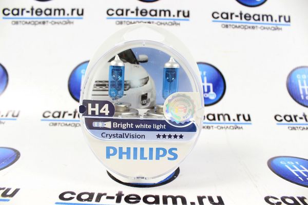 Автолампы "Philips" H4 55,60W-12V CV+2W5W 4300К 12342CVS