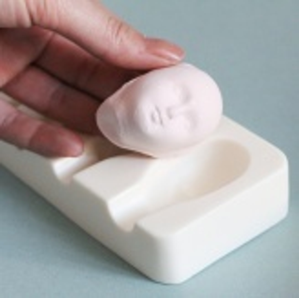 Молд для лепки лица (4 оттиска)