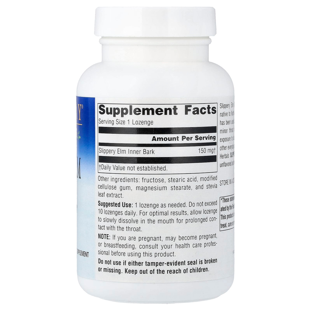 Planetary Herbals, Леденцы со скользким вязом, без добавок, 150 мг, 200 пастилок