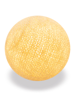 Хлопковый шарик желтая пастель