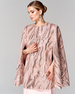 Кейп с вышивкой ручной работы