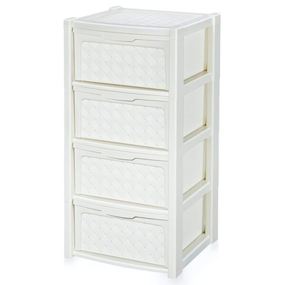 Комод "Виола" 4-х секционный (цвет в ассорт. бежевый, коричневый, слоновая кость)