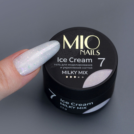 Гель MIO NAILS  "ICE CREAM GEL" - MILKY MIX № 07 , 13 гр