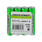 Элемент питания GREEN POWERlab LR03 Alkaline 1.5V BOX 40 (1/25)