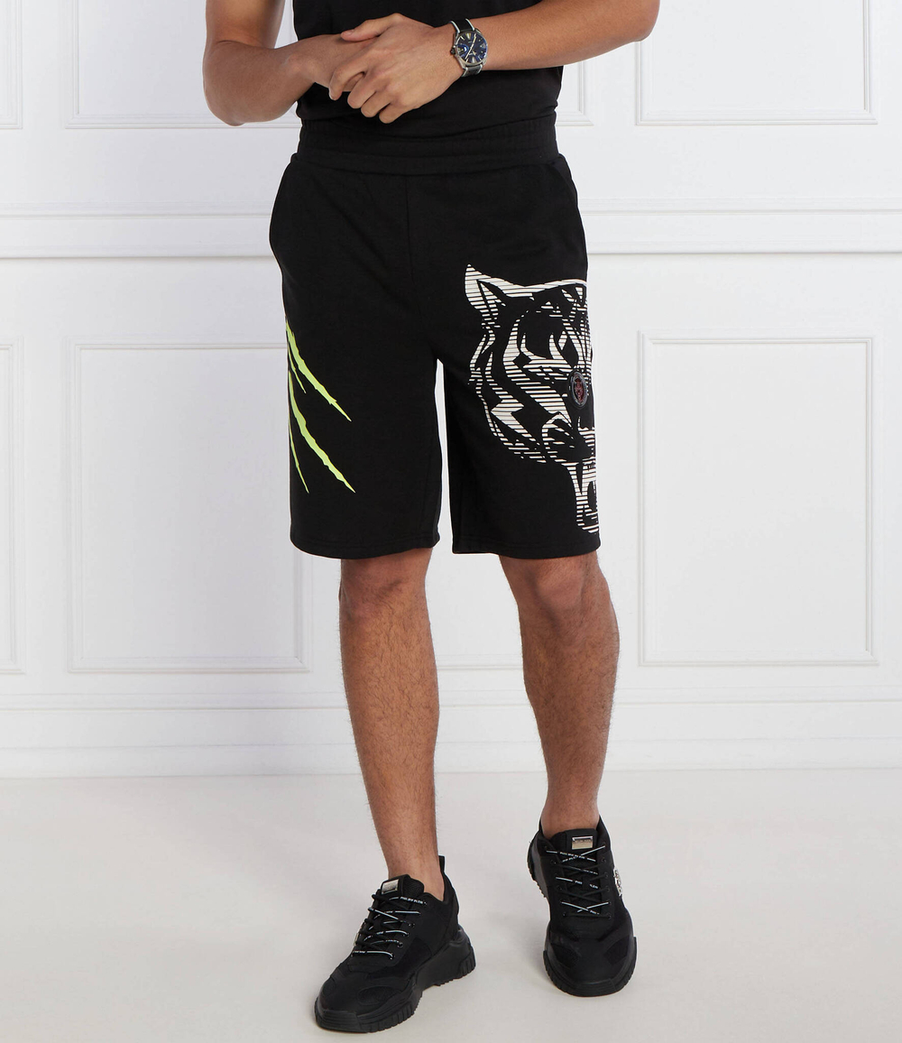 Шорты Tiger Line Plein Sport - черный(MJT2268 SJO001N)