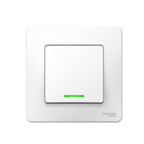 Выключатель BLANCA 1-кл СУ индикация 6А 250В