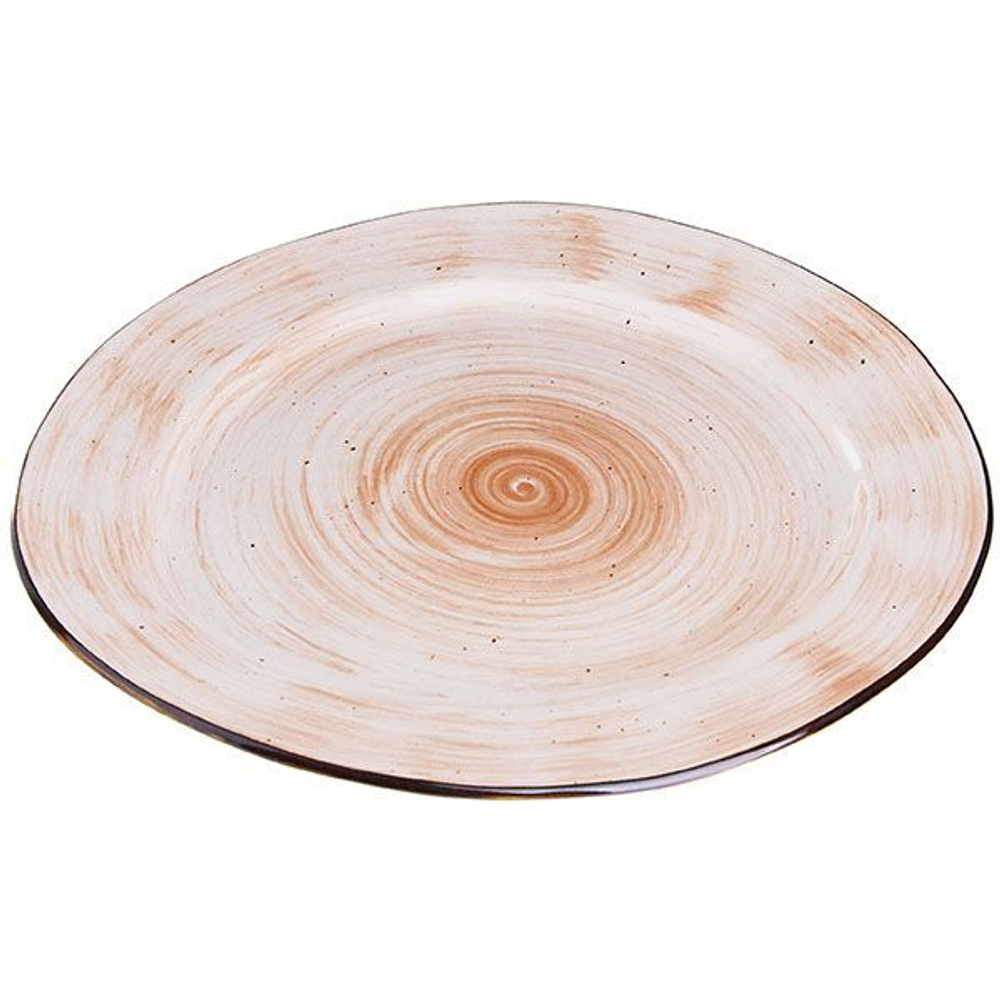 Тарелка «Пастораль» мелкая;фарфор;,H=3,L=30,B=26см;оранжев. (Цвет: оранжевый)