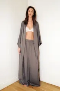 Кимоно женское серое