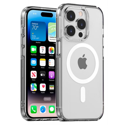 Чехол накладка iPhone 12/12 Pro 6.1" Gurdini Alba Series Protective with Magsafe Clear