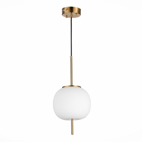 SL1621.203.01 Подвес ST-Luce Золотистый/Белый LED 1*13W 3000K LACUS