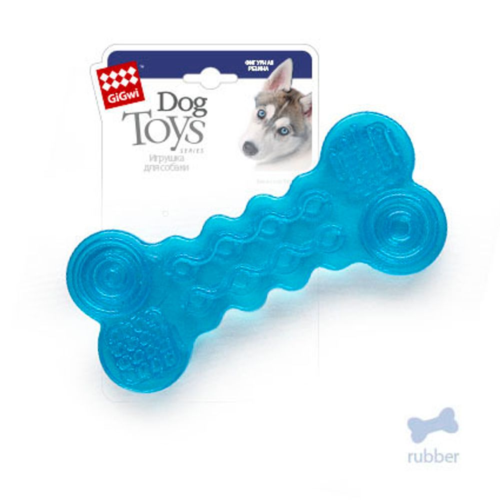 Gigwi CATCH &amp; FETCH игрушка для собак косточка резиновая малая 13 см