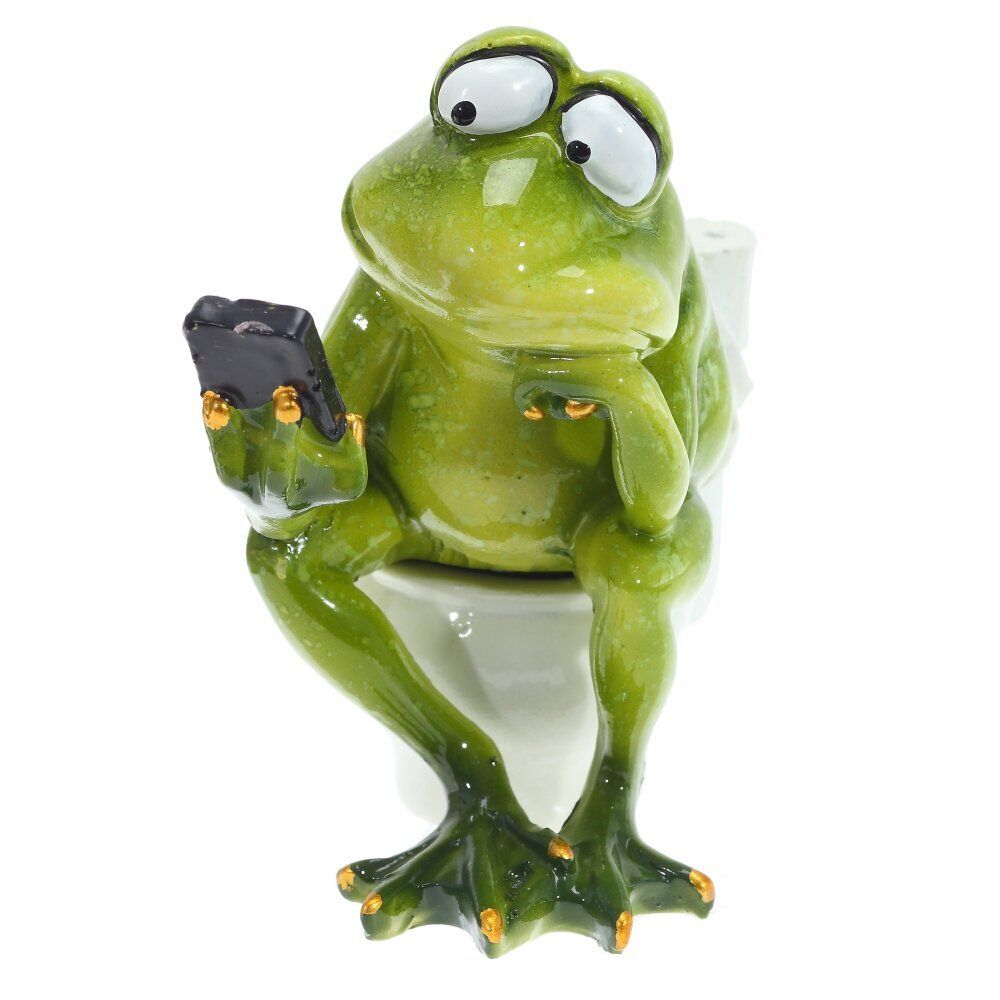 GAEM Фигурка декоративная "Лягушка", L13 W6,5 H12 см