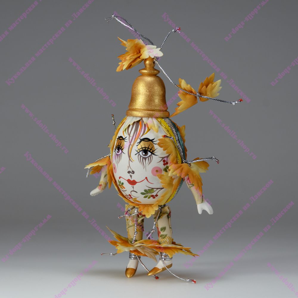 Ёлочная игрушка Клоун-яйцо Осень