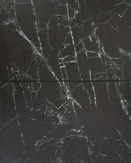 Стол раздвижной Vashti 120-160 см черная керамика