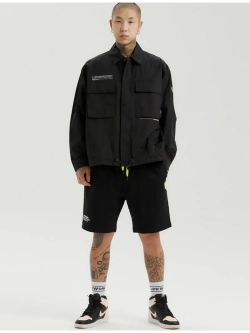 Куртка-рубашка из нейлона с карманами