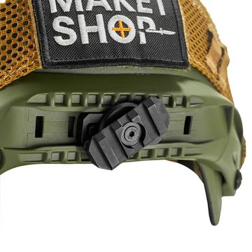 Планка на шлем с регулировкой 360 градусов, Black