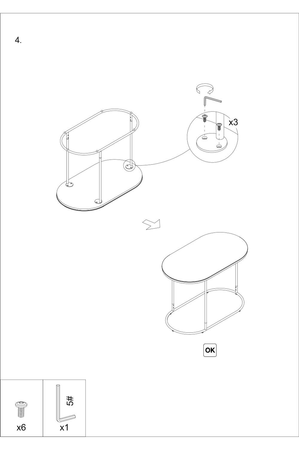 Столик журнальный (набор 2шт) d48x56/66x37x45,5см Garda Decor
