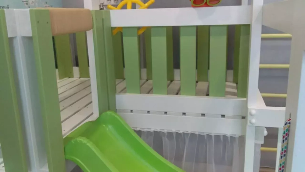 Игровой комплекс из дерева"Baby - 8"