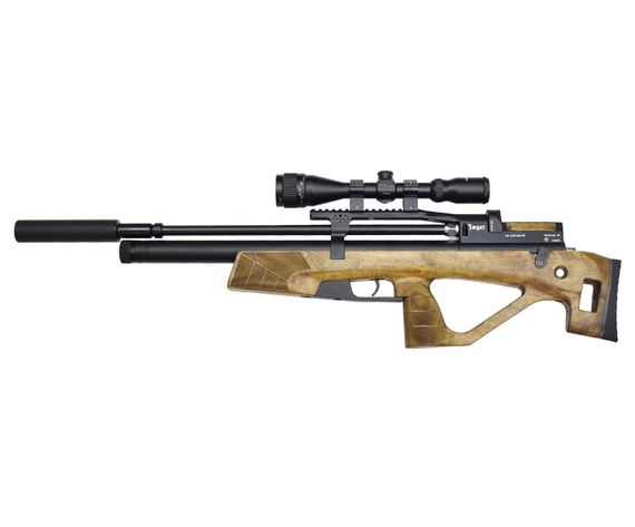 Пневматическая винтовка Jaeger SP Булл-пап с передним взводом (PCP, прямоток, ствол AP550, полигонал) 6,35 мм