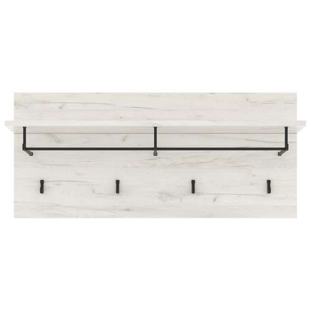 Вешалка 900 "ГРЕТТА" Дуб Крафт белый