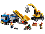 LEGO City: Экскаватор и грузовик 60075 — Excavator and Truck — Лего Сити Город