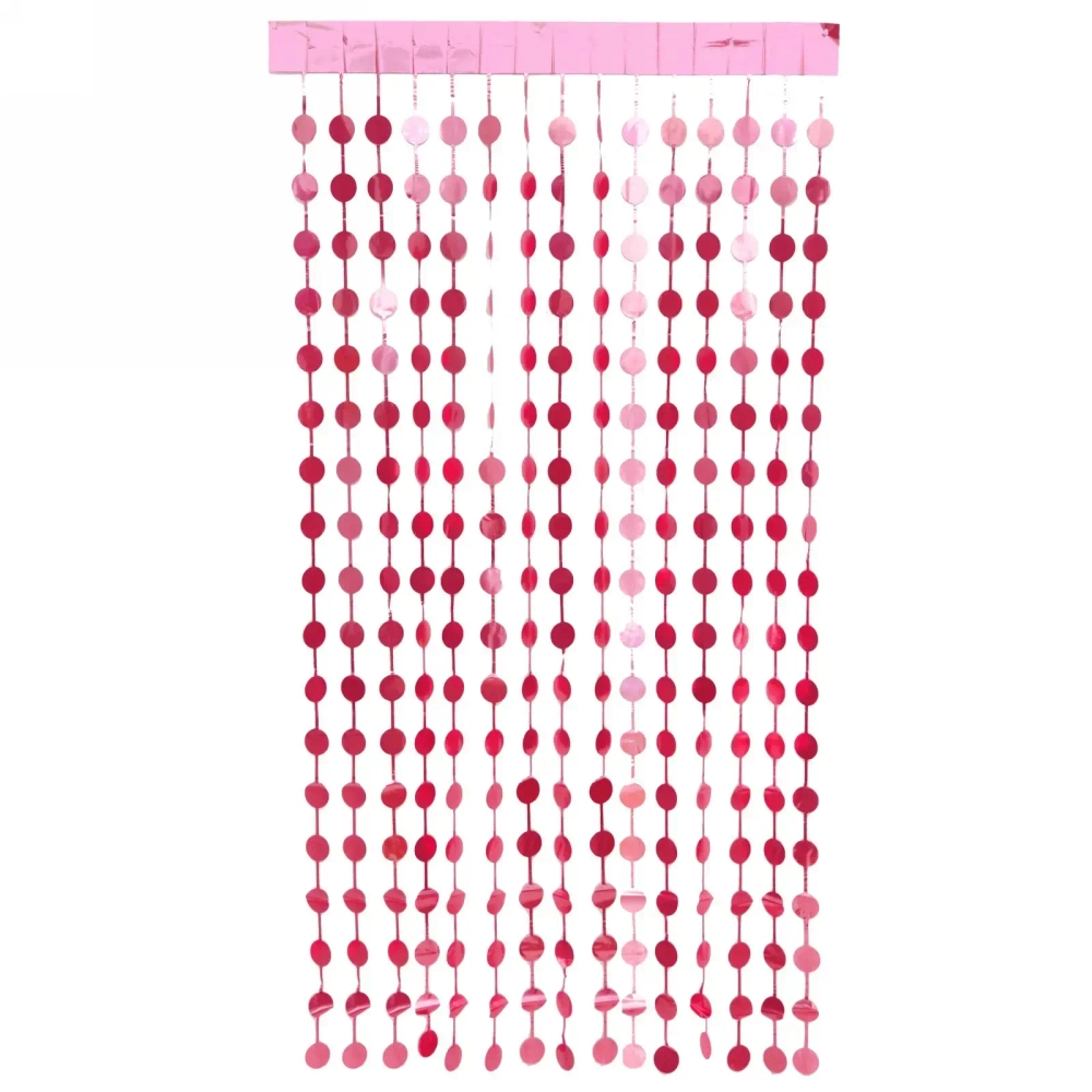 Занавес фольгированный «Шар» ш1м, в1.9м (глянец), красный