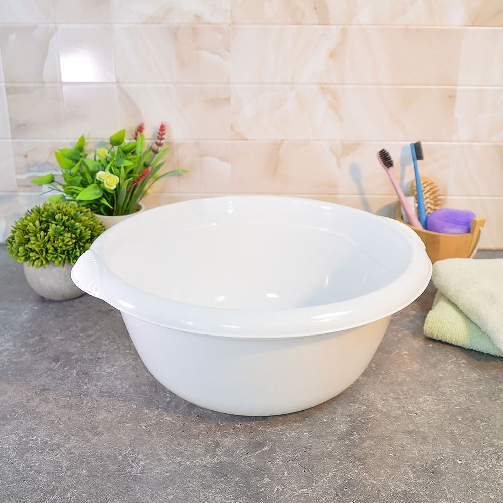 Таз 6,5л цвет белый