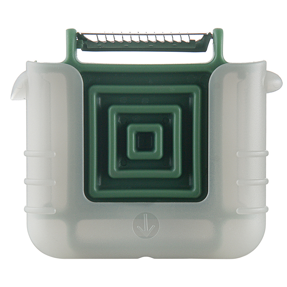 Пиллер с 3 лезвиями arnou, 8,5х10 см, светло-серый/зеленый