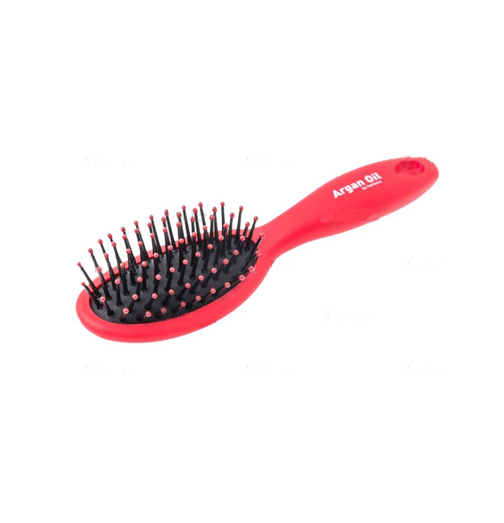 Щетка для волос Harizma Argan Oil h10691-03 (красная, малая)