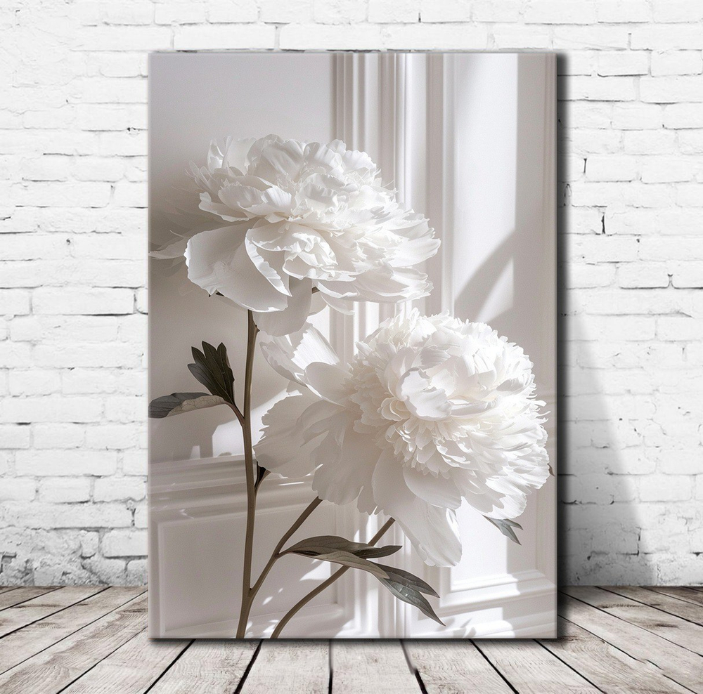 Белые пионы