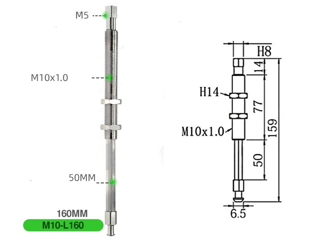 Zpt2-k50-b5-a10 does not rotate l160 (small head)
