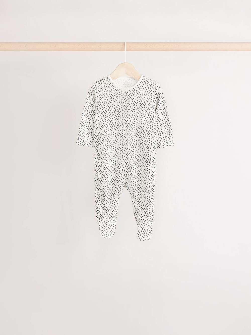 Комбинезон / Cлип для малышей Next E74-863, 5 шт., Светло-серый, Белый, Светло-салатовый