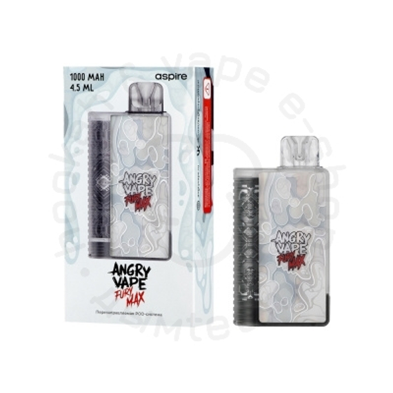 Angry Vape Fury Max, Белый (White)