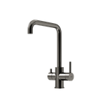 Смеситель для кухни Sancos Vela с краном для фильтра, вороненая сталь, SC4013GG