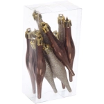 Набор ёлочных украшений «Сказочная зима» 45 предметов, Белый/Шампань/Шоколад