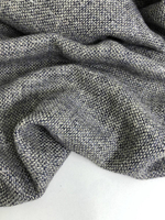 Костюмная лен рогожка,  серо-бежевый, меланж NB#142