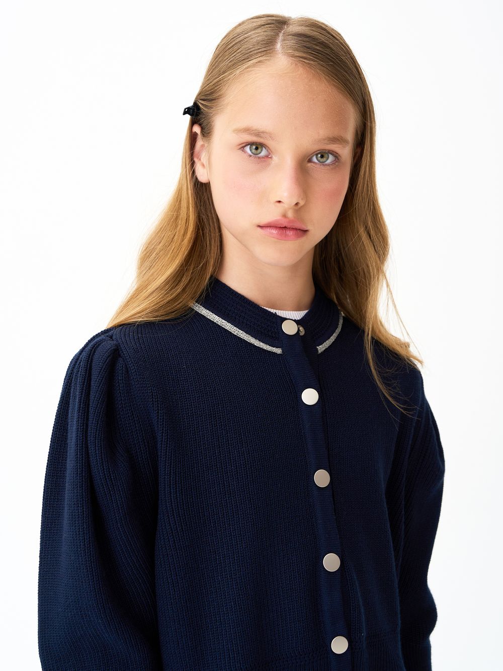 Кардиган для девочки AT1405 синий